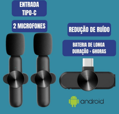 Compact Wireless Lapel Microphone for Multimedia Recording