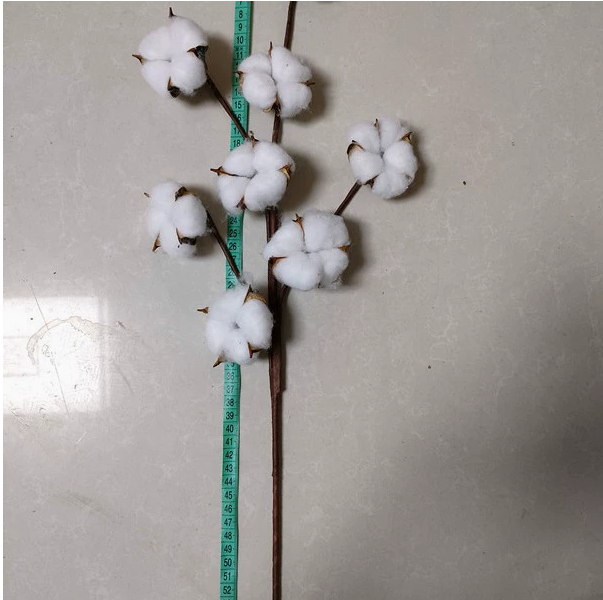 Synthetic Cotton Blossom Stems