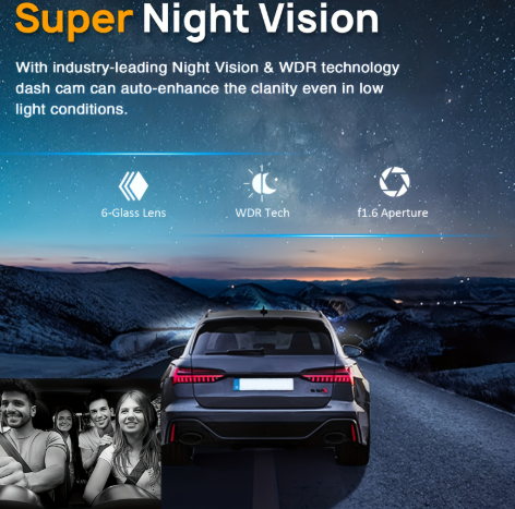 DualView 360° Car Dash Camera
