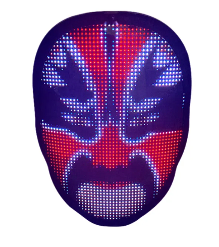 Full Color LED Interactive Face Mask