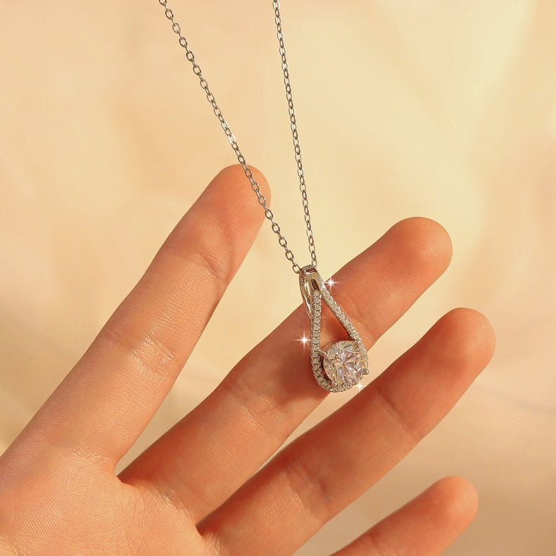 Elegant S925 Silver Heart Necklace