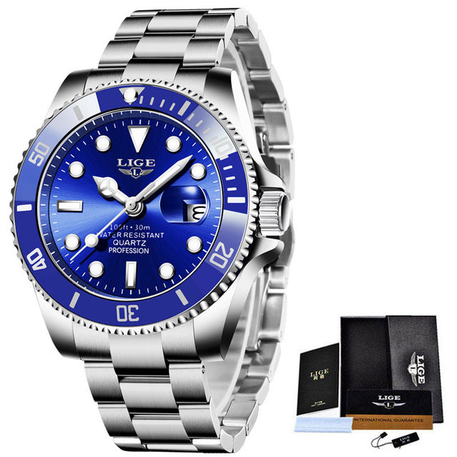 Elite Quartz Waterproof Watch