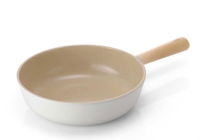 Korean White Ceramic Skillet