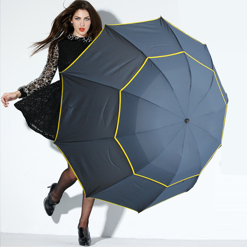 MegaFold Dual Layer Umbrella - Windproof Design