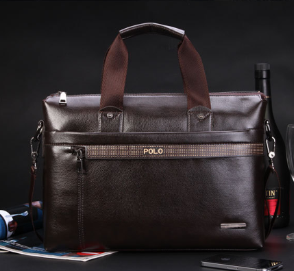 Elite Men's Sleek Business Shoulder Bag