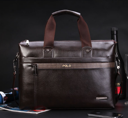 Elite Men's Sleek Business Shoulder Bag
