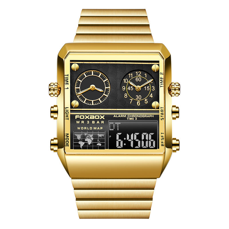 FOXBOX Elite Luminous Quartz Sports Watch
