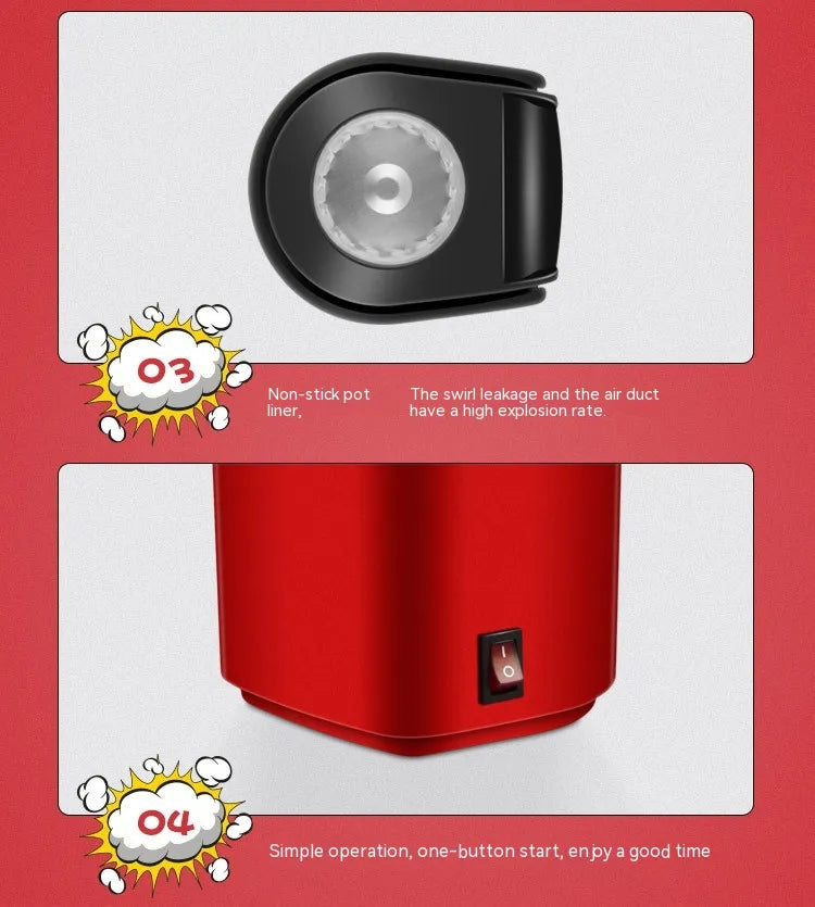 QuickPop Electric Popcorn Maker