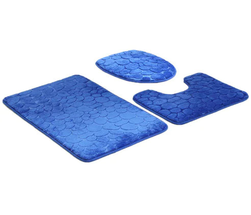 3-Piece Luxury Non-Slip Bath Mat Set