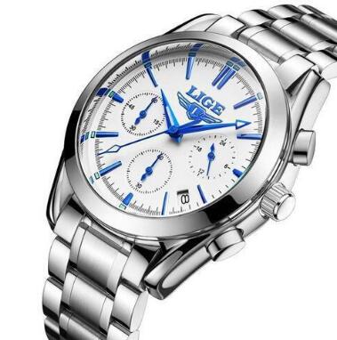 LIGE Men's All-Occasion Quartz Watch