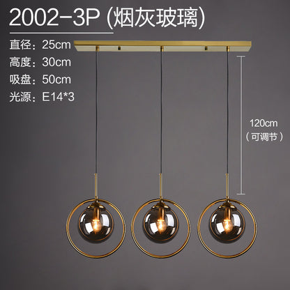Scandinavian Sleek Glass Pendant Light