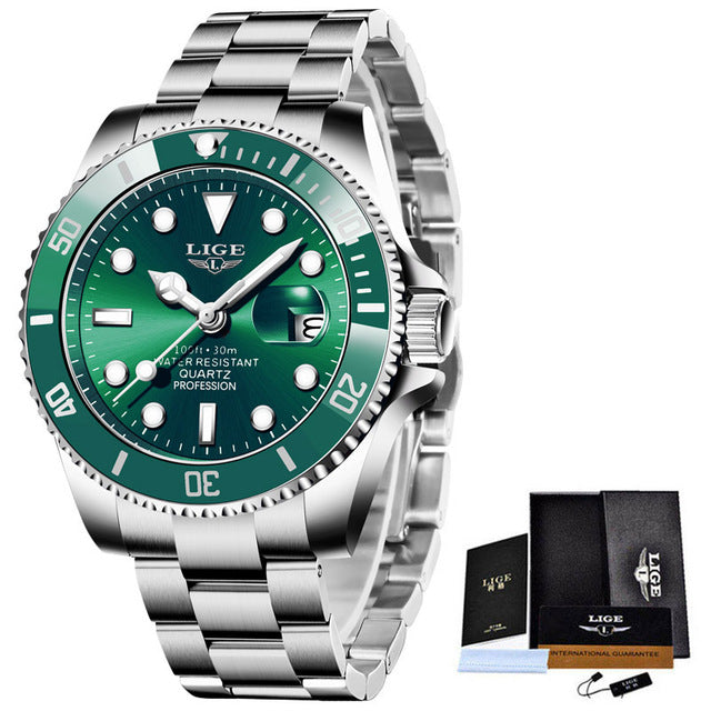 Elite Quartz Waterproof Watch