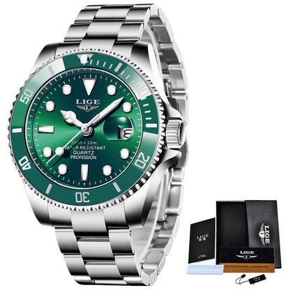 Elite Quartz Waterproof Watch