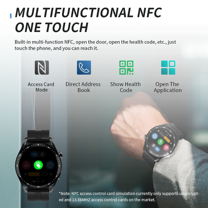 HD Touchscreen Smartwatch with Wireless Charge