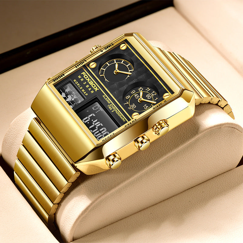 FOXBOX Elite Luminous Quartz Sports Watch