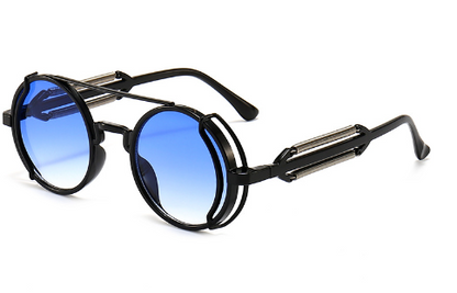 Midnight Vogue Circular Sunglasses