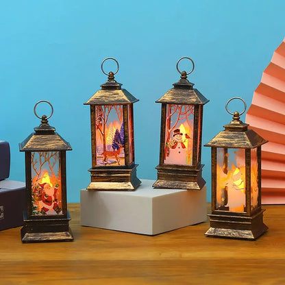 Holiday Glow Vintage Lantern