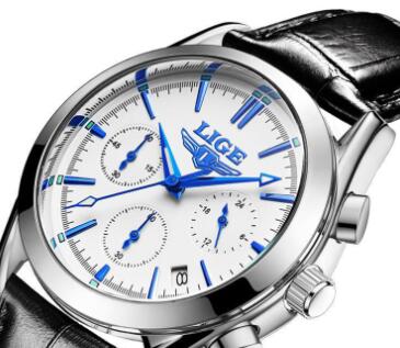 LIGE Men's All-Occasion Quartz Watch