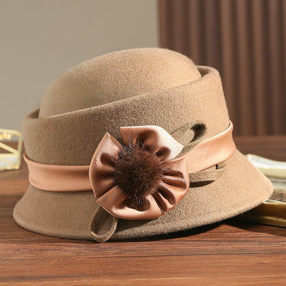 Vintage Woolen Charm Women's Hat