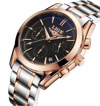 LIGE Men's All-Occasion Quartz Watch