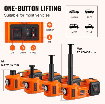 AutoBoost 5-Ton Electric Car Jack
