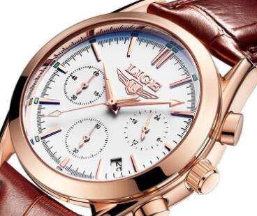 LIGE Men's All-Occasion Quartz Watch