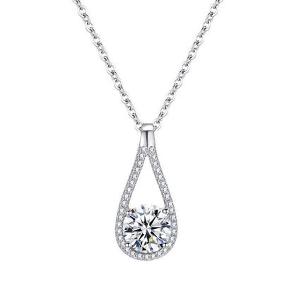 Elegant S925 Silver Heart Necklace