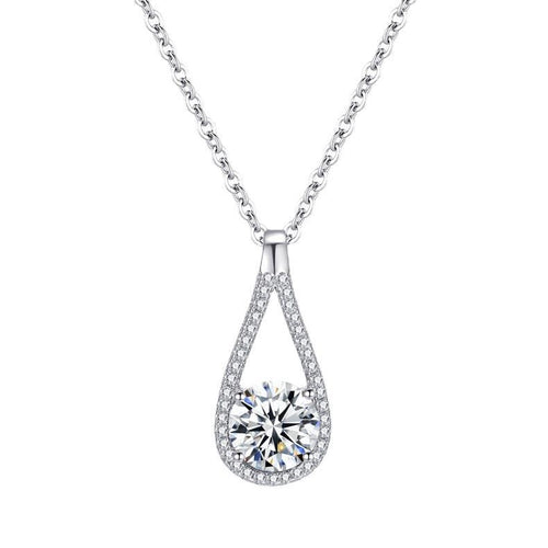 Elegant S925 Silver Heart Necklace