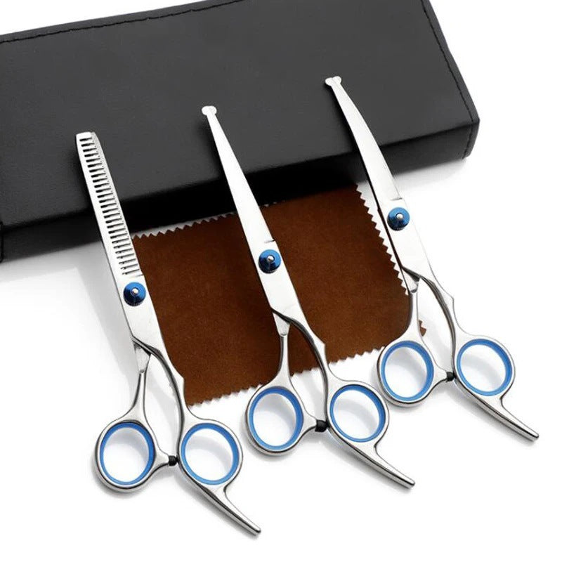 Deluxe Pet Grooming Scissors Kit for Dogs & Cats