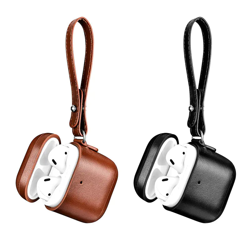 ICARER Luukse Leer AirPods-houer