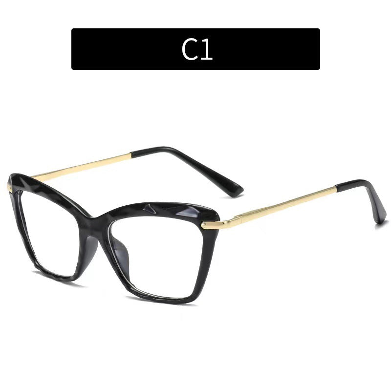 Chic Crystal Cat Eye Glasses
