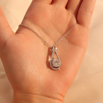 Elegant S925 Silver Heart Necklace