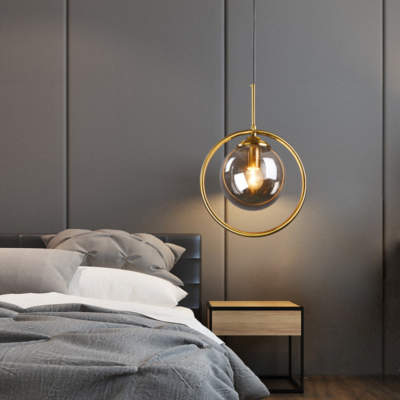 Scandinavian Sleek Glass Pendant Light