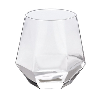 Elegant Hexagonal Spirit Glass