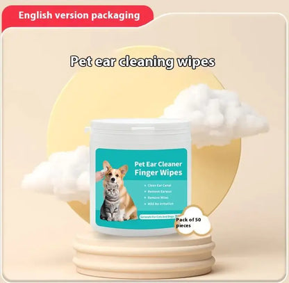Pet-Safe Ear Cleaning Finger Wipes
