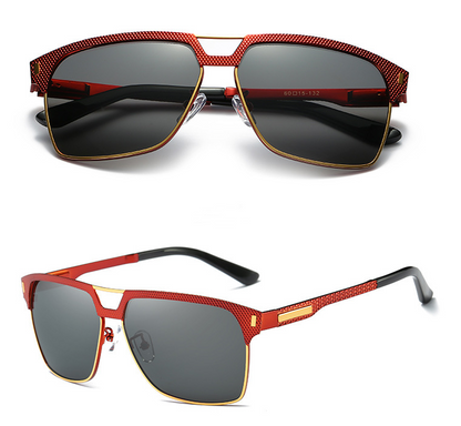Classic Polarized Sunglasses with Spring Hinges