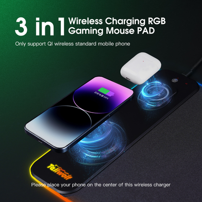 RGB Wireless Charging Gaming Mat