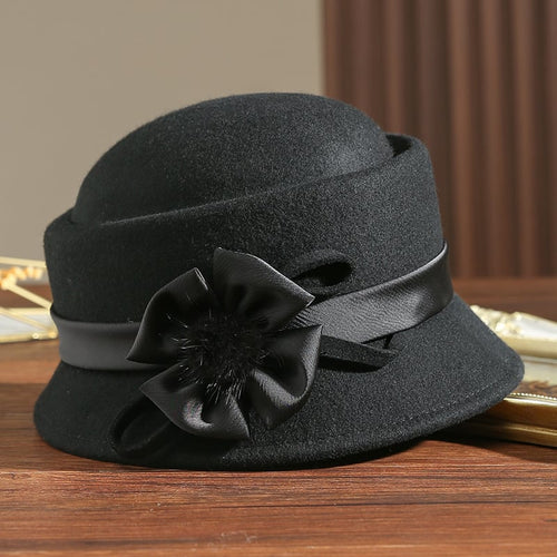 Vintage Woolen Charm Women's Hat