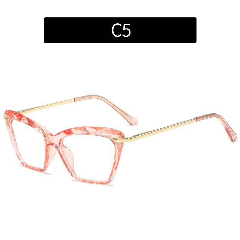 Chic Crystal Cat Eye Glasses