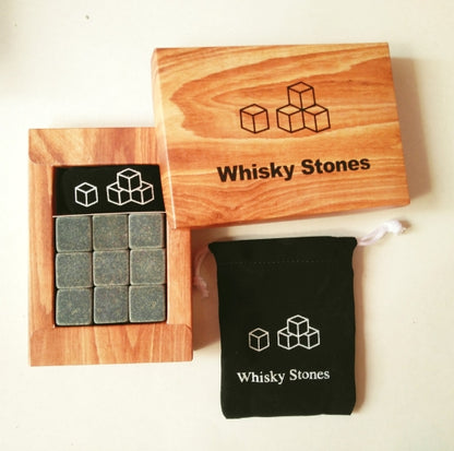 Natuurlike Whiskey Verkoelende Stene