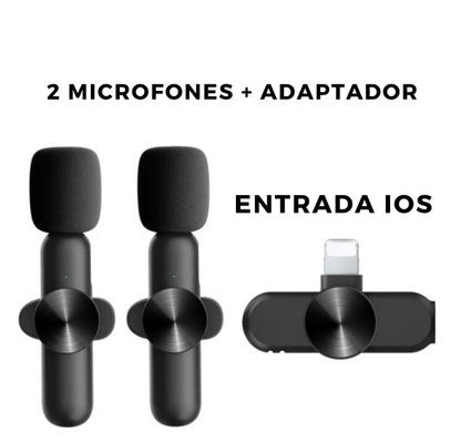 Compact Wireless Lapel Microphone for Multimedia Recording