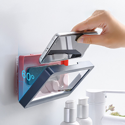 Fog-Free Wall-Mounted Phone Protector