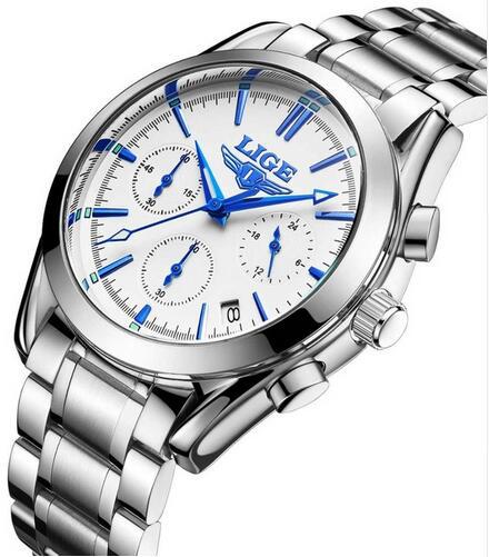 LIGE Men's All-Occasion Quartz Watch