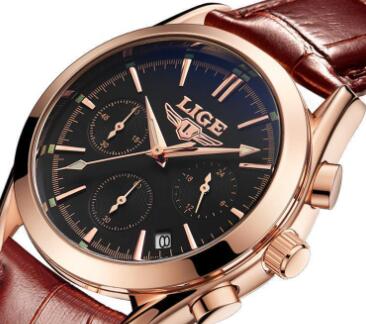 LIGE Men's All-Occasion Quartz Watch