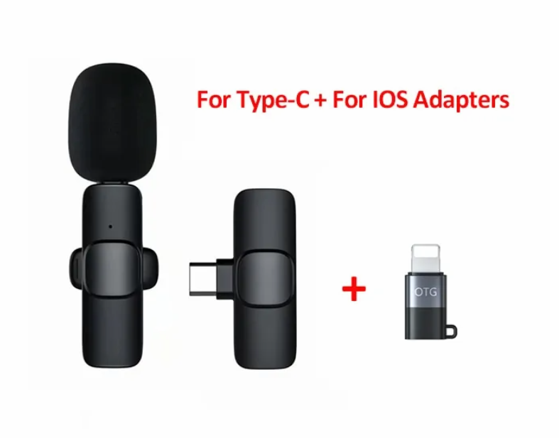 Compact Wireless Lapel Microphone for Multimedia Recording