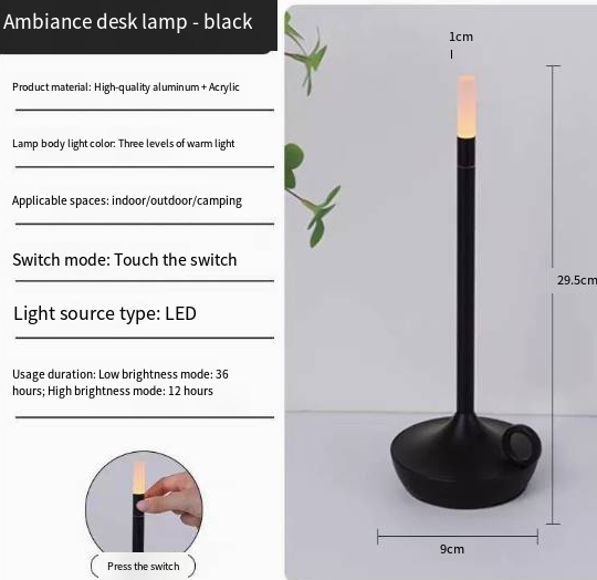 Chic LED Antique Candle Lamp