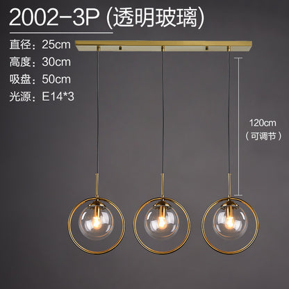 Scandinavian Sleek Glass Pendant Light