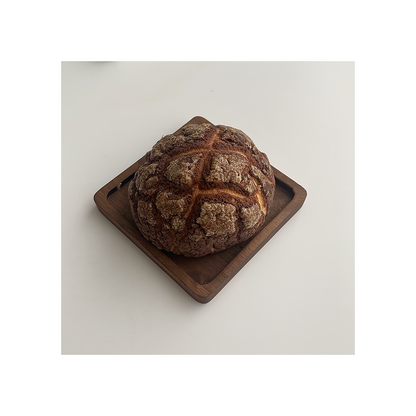 Japanese Walnut Artisan Coaster Set