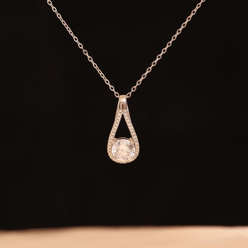 Elegant S925 Silver Heart Necklace