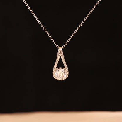 Elegant S925 Silver Heart Necklace